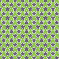 einfach abstrakt Nahtlos grau Feige Farbe Star wellig Muster auf Grün Farbe Hintergrund vektor