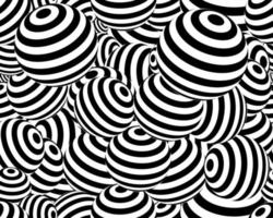 abstraktes geometrisches Muster. Vektor nahtlose Schwarz-Weiß-Kreis-Hintergrund. unregelmäßige Formen. moderne, stilvolle Punktstruktur. trendiger Druck. muster. für Druck, Geschenkpapier, Tapete, Textil, Stoff