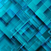 ljus blå glansig kvadrater abstrakt teknologi bakgrund vektor