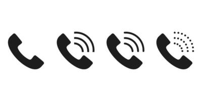 ring upp ikon symbol vektor. telefon tecken och symbol. telefon ikon. Kontakt oss symbol vektor