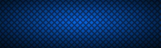 mörk abstrakt fyrkantig rubrik. blå mosaik ser banner. modern vektor textur. enkel metall bakgrund