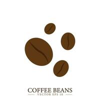 Kaffee Bohnen Symbol. einfach Logo Vektor Illustration isoliert.