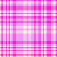 Textur nahtlos Muster von Textil- Stoff Hintergrund mit ein prüfen Tartan Vektor Plaid.