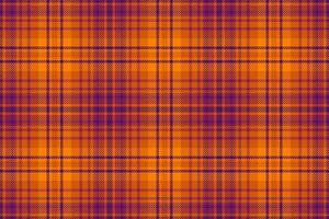 Hintergrund prüfen Muster von Plaid Tartan Textil- mit ein Vektor Textur nahtlos Stoff.