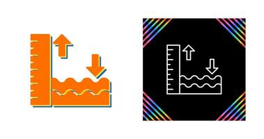 hög tidvatten vektor ikon