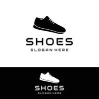 Herren Schuh Logo Vorlage Design zum Laufen oder sport.logo zum Schuh Geschäft, Mode und Geschäft. vektor