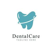 Dental Pflege Logo und Dental Klinik. Logo zum Gesundheit, Zahnarzt und Klinik. vektor