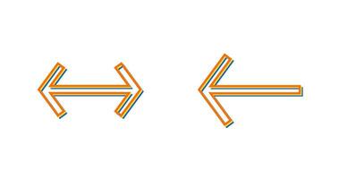 Links-Rechts-Vektorsymbol vektor