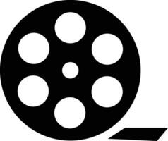 Film Spule und verdrehte alt Kino Band. Film Spule Film Symbol. alt retro Spule mit Film Streifen, Film Recorder Band vektor