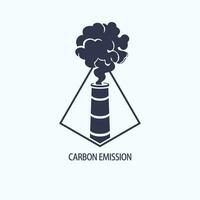 co2 Emission Logo Vektor
