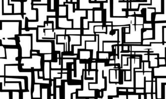 abstrakt schwarz und Weiß abstrakt Muster vektor