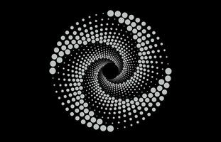 Spiral- Punkte Hintergrund vektor