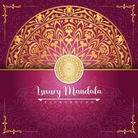 luxus-mandala-hintergrund mit goldenem arabeskenmuster im arabischen islamischen oststil. dekoratives mandala für druck, poster, cover, broschüre, flyer, banner. vektor