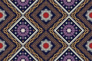 geometriska etniska orientaliska traditionell konst pattern.figure tribal broderi style.design för bakgrund, tapeter, kläder, inslagning, tyg, element,, vektorillustration. vektor