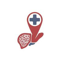 lever medicinsk logotyp vektor mall illustration