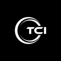 tci Brief Logo Design, Inspiration zum ein einzigartig Identität. modern Eleganz und kreativ Design. Wasserzeichen Ihre Erfolg mit das auffällig diese Logo. vektor