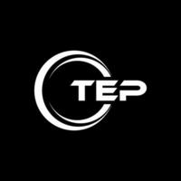 tep brev logotyp design, inspiration för en unik identitet. modern elegans och kreativ design. vattenmärke din Framgång med de slående detta logotyp. vektor