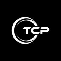 tcp Brief Logo Design, Inspiration zum ein einzigartig Identität. modern Eleganz und kreativ Design. Wasserzeichen Ihre Erfolg mit das auffällig diese Logo. vektor