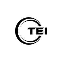 tei brev logotyp design, inspiration för en unik identitet. modern elegans och kreativ design. vattenmärke din Framgång med de slående detta logotyp. vektor