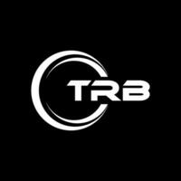 trb brev logotyp design, inspiration för en unik identitet. modern elegans och kreativ design. vattenmärke din Framgång med de slående detta logotyp. vektor