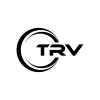 trv brev logotyp design, inspiration för en unik identitet. modern elegans och kreativ design. vattenmärke din Framgång med de slående detta logotyp. vektor