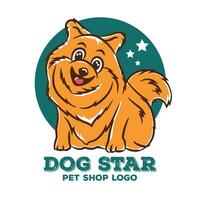 süß Hund Vektor Illustration, perfekt zum Haustier Geschäft Logo und Kinder t Scheisse Design