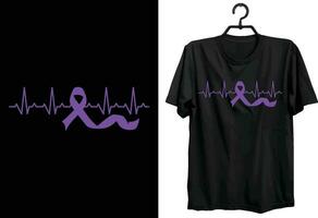 Hodgkins Lymphom Krebs T-Shirt Design. Geschenk Artikel Hodgkins Lymphom Krebs T-Shirt Design zum alle Menschen vektor