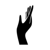 Hand Symbol Symbol Vektor. Hand Illustration unterzeichnen. Symbol gezeigt durch das Hand unterzeichnen. vektor