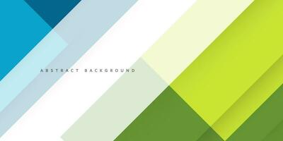 abstrakt Blau und Grün Papierschnitt Hintergrund Vorlage Vektor mit Platz Überlappung Muster. bunt hell Hintergrund mit realistisch Schatten Design. eps10 Vektor