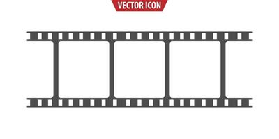 Film Spule eben Symbol. isoliert Vektor. vektor