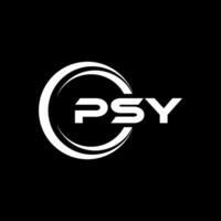 psy brev logotyp design, inspiration för en unik identitet. modern elegans och kreativ design. vattenmärke din Framgång med de slående detta logotyp. vektor