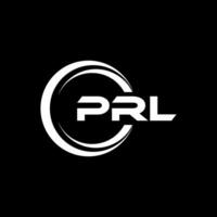 Prl Brief Logo Design, Inspiration zum ein einzigartig Identität. modern Eleganz und kreativ Design. Wasserzeichen Ihre Erfolg mit das auffällig diese Logo. vektor