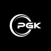 pgk brev logotyp design, inspiration för en unik identitet. modern elegans och kreativ design. vattenmärke din Framgång med de slående detta logotyp. vektor