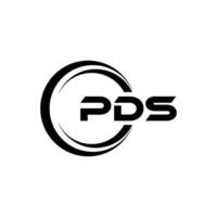 pds brev logotyp design, inspiration för en unik identitet. modern elegans och kreativ design. vattenmärke din Framgång med de slående detta logotyp. vektor