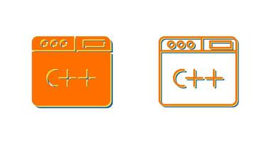 Vektorsymbol für Programmiersprache vektor