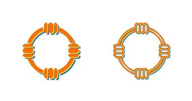 hula ring vektor ikon