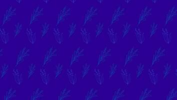 ditsy Muster Blumen- nahtlos Textur. abstrakt Hintergrund mit einfach klein Blau Blumen, Blätter. Freiheit Stil Tapeten. subtil Ornament. elegant wiederholen Design zum Dekor, Stoff, drucken vektor