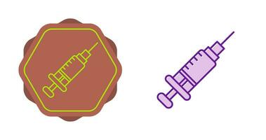 Injektionsvektorsymbol vektor