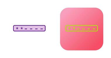 Passcode-Vektorsymbol eingeben vektor