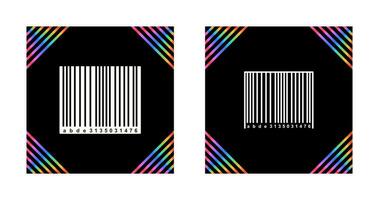 Barcode-Vektorsymbol vektor