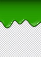 Grön vätska, stänk och fläckar. Slime vektor illustration.