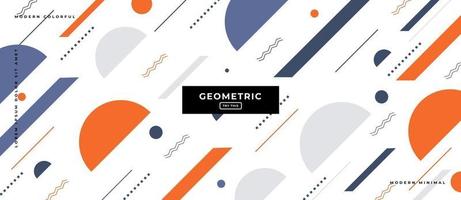 geometrische Formen mit Hintergrund im Memphis-Stil. vektor