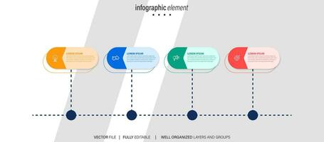 företag data visualisering tidslinje infographic ikoner designad för abstrakt bakgrund mall milstolpe element modern diagram bearbeta teknologi digital marknadsföring data presentation Diagram vektor