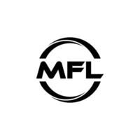 mfl brev logotyp design, inspiration för en unik identitet. modern elegans och kreativ design. vattenmärke din Framgång med de slående detta logotyp. vektor