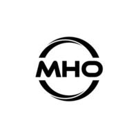 mho Brief Logo Design, Inspiration zum ein einzigartig Identität. modern Eleganz und kreativ Design. Wasserzeichen Ihre Erfolg mit das auffällig diese Logo. vektor