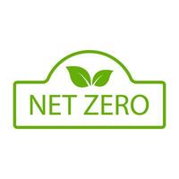 Netz Null Kohlenstoff Fußabdruck Symbol Vektor Emissionen kostenlos Nein Atmosphäre Verschmutzung co2 neutral Briefmarke zum Grafik Design, Logo, Webseite, Sozial Medien, Handy, Mobiltelefon Anwendung, ui