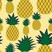 Ananas nahtlos Muster zum Hintergrund. Verpackung, oder Hintergrund vektor