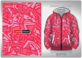 Vektor Sport Hemd Hintergrund Bild.rosa Fragment Muster Design, Illustration, Textil- Hintergrund zum Sport lange Ärmel Kapuzenpullover, Jersey Kapuzenpullover