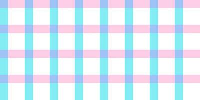 vichy sömlös mönster i pastell färger för rosa docka. gingham design födelsedag, påsk Semester textil- dekorativ. vektor kolla upp pläd mönster för tyg - picknick filt, bordsduk, klänning, servett.