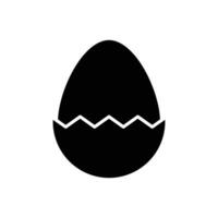 ägg ikon vektor design mall enkel och rena